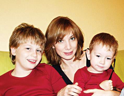 У Дарьи двое сыновей – девятилетний Георгий и двухлетний Алишер. Знаменитую фамилию не унаследовал пока никто. Фото из личного архива Дарьи Юрской.