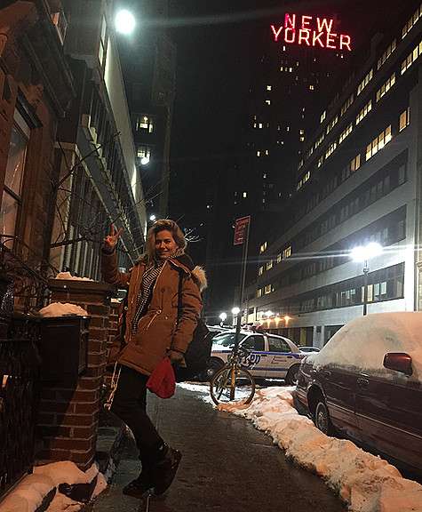 Но в этот раз прогулкам певицы помешала аномально холодная погода. Фото: материалы пресс-служб.