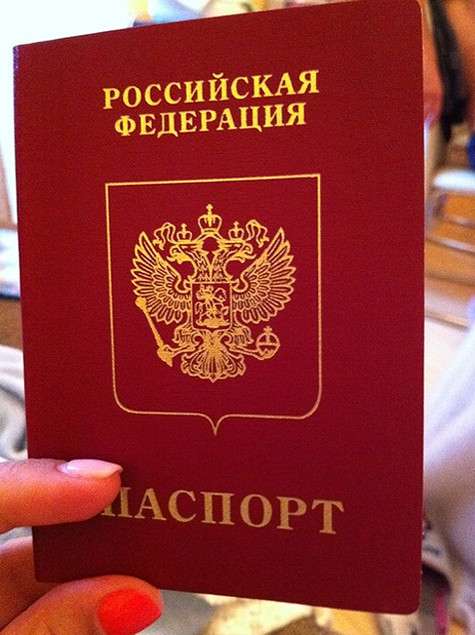 Загранпаспорт сына Анфисы Чеховой. Фото: Twitter.com.