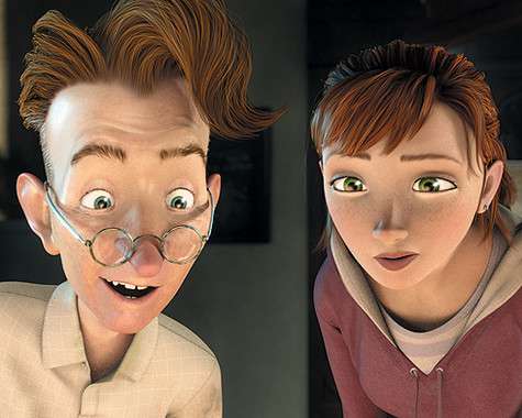 В оригинальном мультфильме Мэри и ее отец профессор Бомба говорят голосами Аманды Сайфред и Джейсона Судейкиса. Кадр из анимационного фильма Эпик.