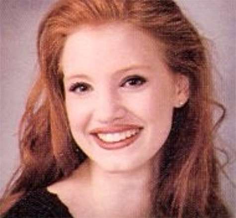 Джессика Честейн в школе. Фото: WhoSay.com.