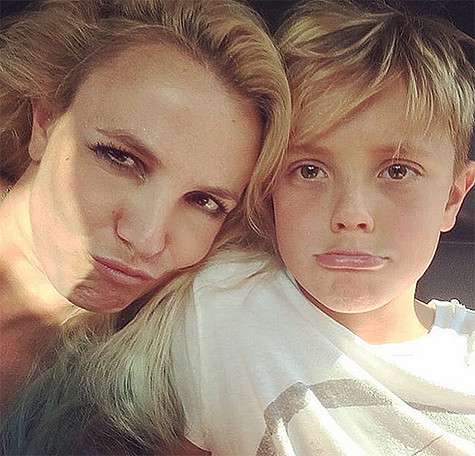 Бритни Спирс с сыном. Фото: Instagram.com/britneyspears.