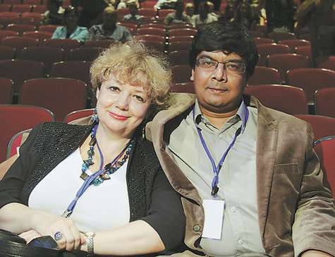 Мария Арбатова и Шумит Датта Гупта. Фото: Геннадий Авраменко.