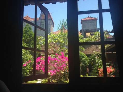 Мы сняли домик в самом центре Убуда. Вот такой вид открывался из окна.