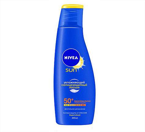 Увлажняющий солнцезащитный лосьон 50+ от Nivea. Фото: материалы пресс-служб.