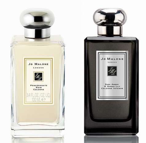 Pomegranate Noir Cologne и Dark Amber&Ginger Lily Cologne Intense от Jo Malone. Фото: материалы пресс-служб.