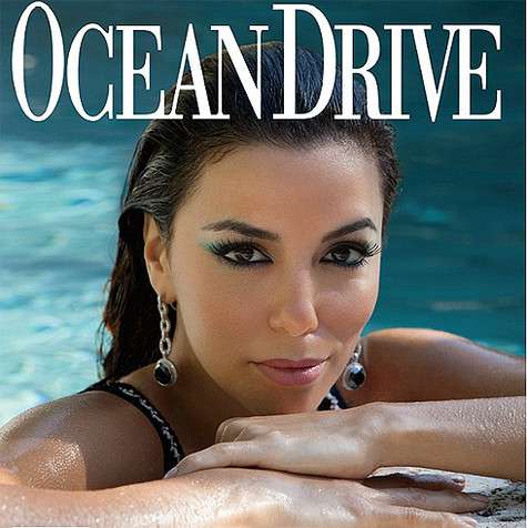 Ева Лонгория на обложке журнала «Ocean Drive».