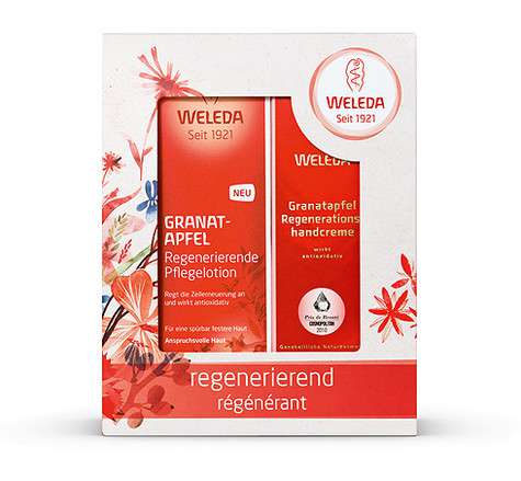 Подарочный набор Granat Apfel от Weleda. Фото: материалы пресс-служб.