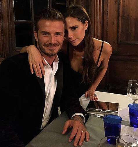 Дэвид и Виктория Бекхэм. Фото: Twitter.com.