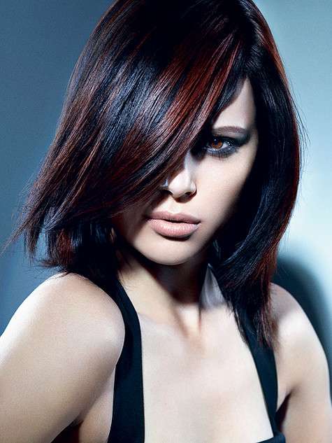 Тренд GLAM CHIC. Волосы: Tyler Johnston, Lesley Lawson; стиль: Ingo Nahrwold; макияж: Loni Bauer; фотограф: Sabine Liewald - команда Schwarzkopf Professional.