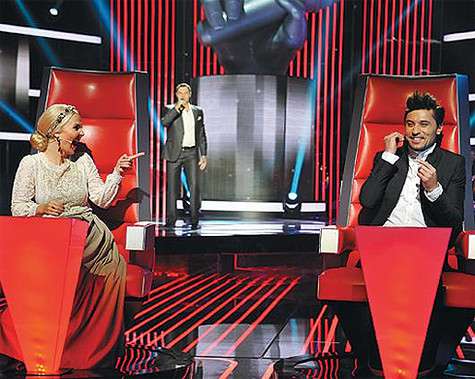 На проекте Голос Пелагея не скрывала своих эмоций. Фото: Руслан Рощупкин.