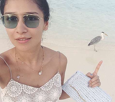 Эта птица съела фруктовый салат Равшаны Курковой. Фото: Instagram.com/rav_shana. Эта птица съела фруктовый салат Равшаны Курковой. Фото: Instagram.com/rav_shana.