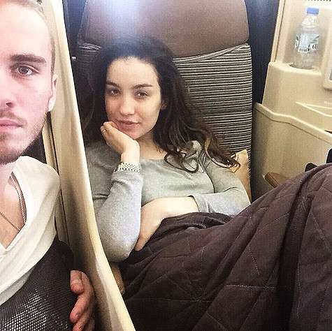 В свадебное путешествие Виктория Дайнеко и Дмитрий Клейман летели в бизнес-классе. Фото: Instagram.com/victoriadaineko.