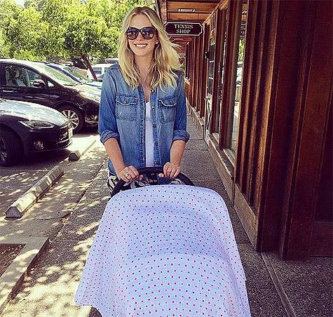 Анна Вьялицына, бывшая девушка Леонардо Ди Каприо, недавно родила дочь от вице-президента компании Yahoo Адама Кэхана.