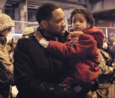 Уиллоу Смит. Кадр из фильма Я - легенда.