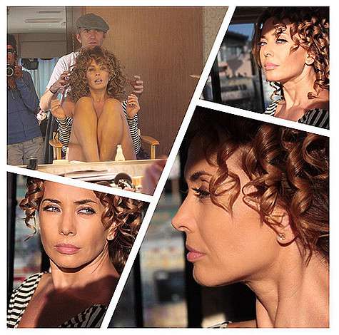 Жанна Фриске в гримерке. Фото: Instagram.com/friske_natalia.