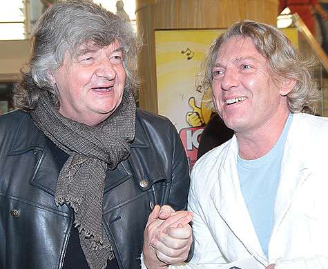 Композитор Владимир Матецкий и телеведущий Александр Олейников.