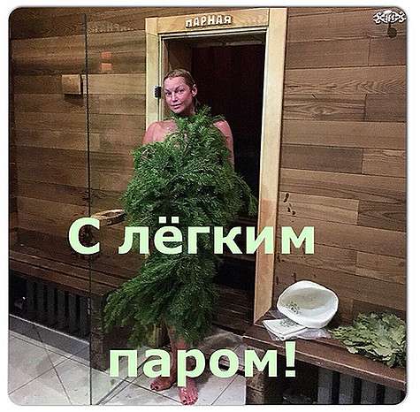 Анастасия Волочкова - большая любительница бани. Фото: Instagram.com/volochkova_art.