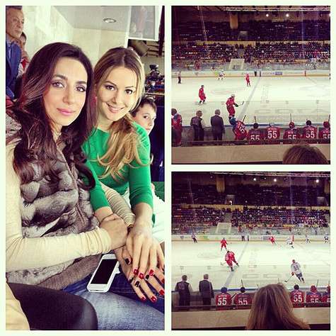 Мария Кожевникова и Зара. Фото: Twitter.com.