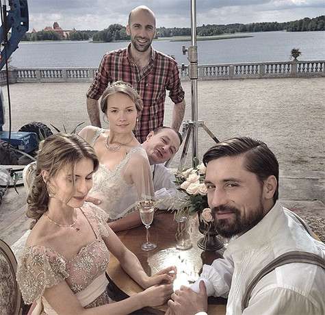 Дима Билан на съемках картины Музыка во льду. Фото: материалы пресс-служб.