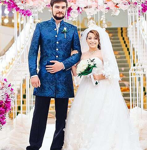 Дочь Розы Сябитовой Ксения со своим будущим мужем Андреем. Фото: Facebook.com/syabitova.