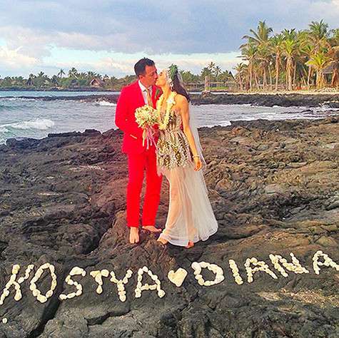 Диана Вишнева с мужем Константином Селиневичем. Фото: Instagram.com.