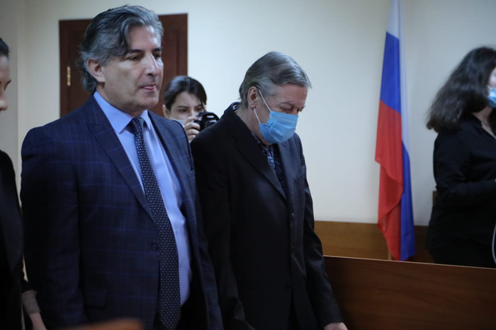 Михаил Ефремов и Эльман Пашаев на вынесении приговора