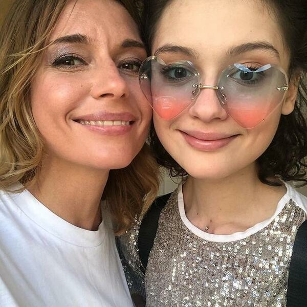 Любовь Толкалина с дочерью Марией Кончаловской