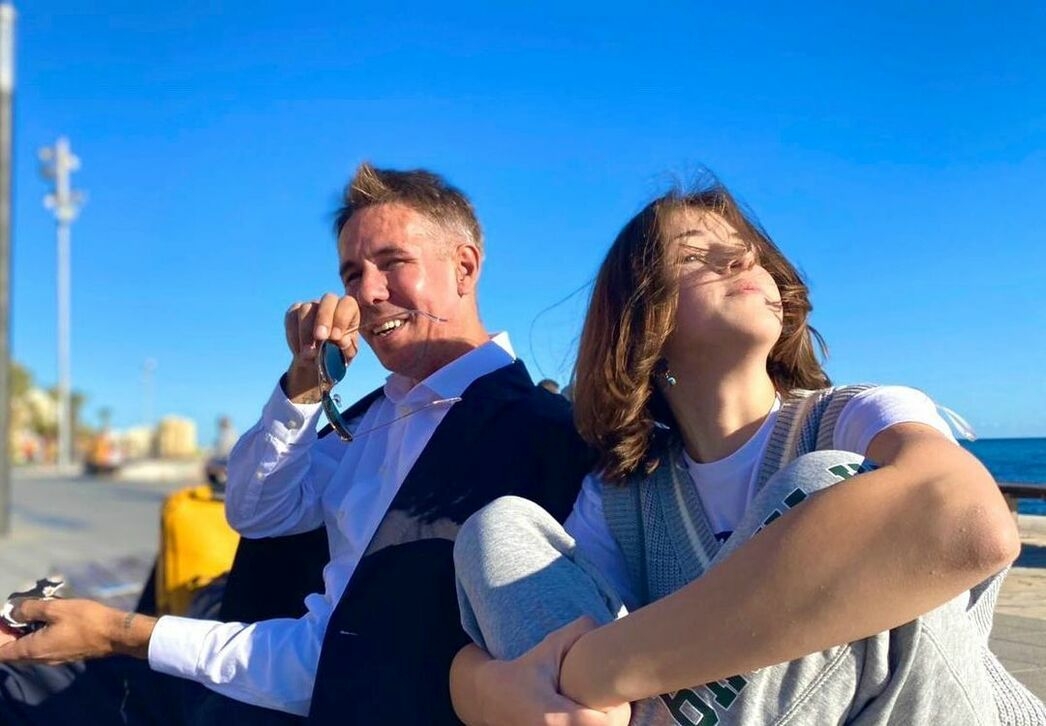Алексей Панин с дочерью