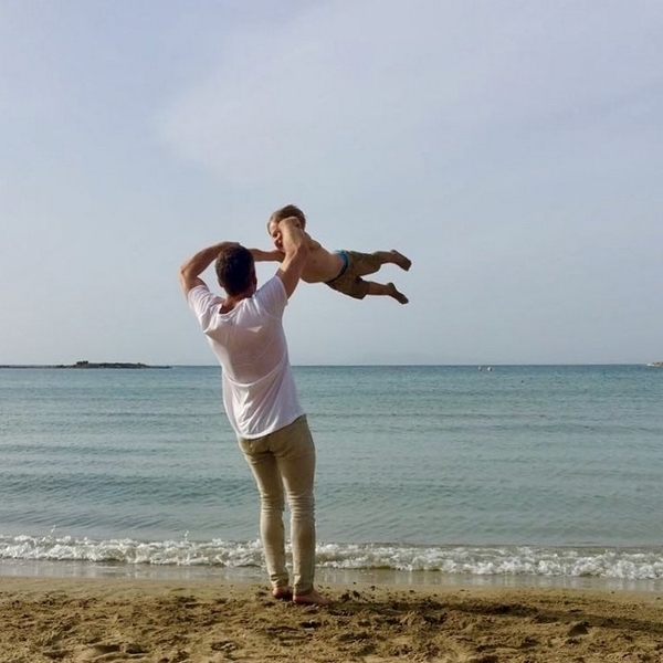 Дмитрий Шепелев с сыном Платоном