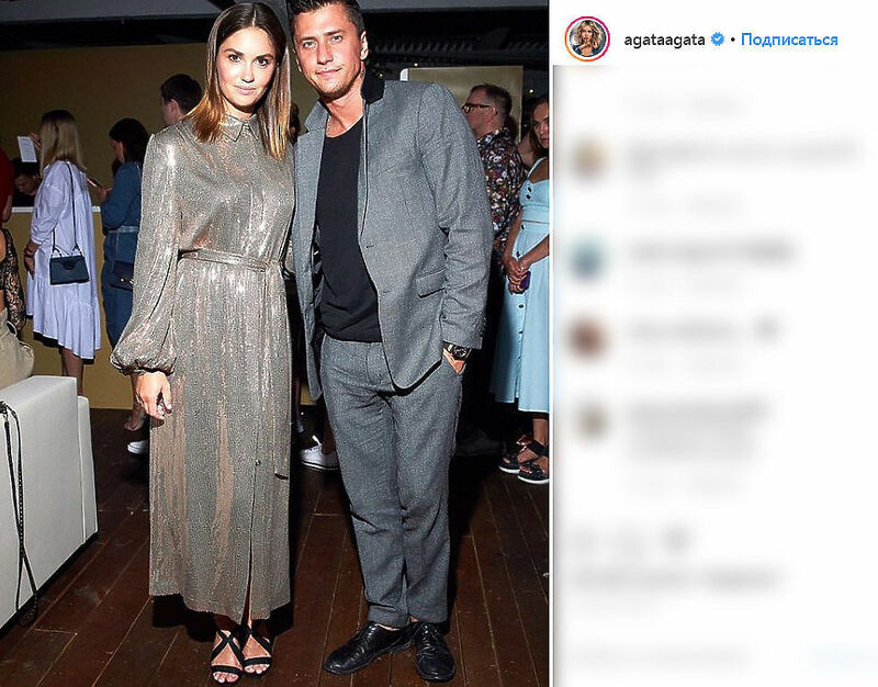 Павел Прилучный с Агатой Муцениеце