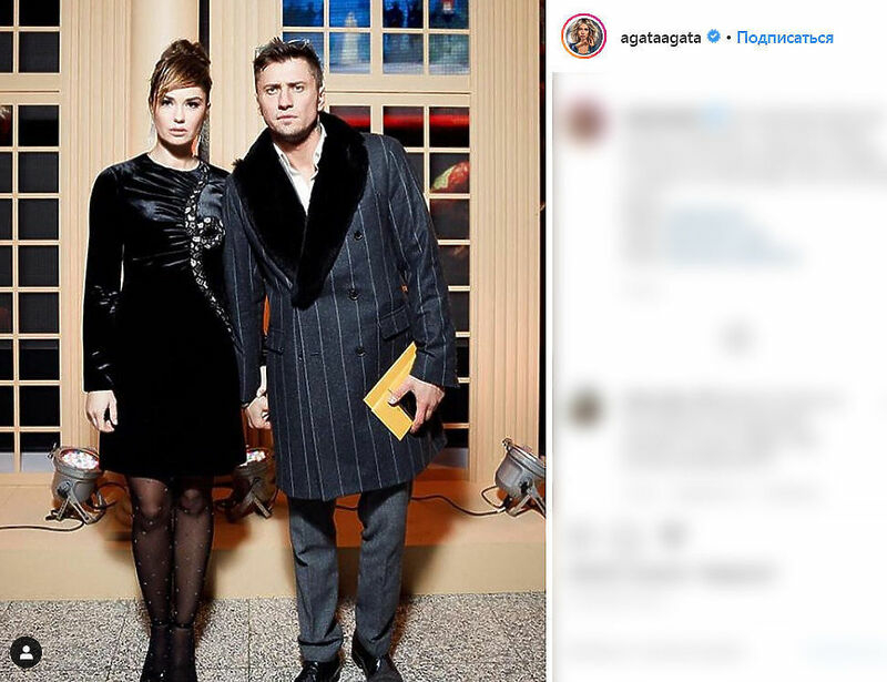 Павел Прилучный с Агатой Муцениеце