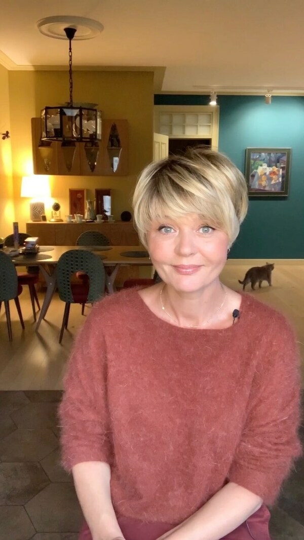 Юлия Меньшова дома