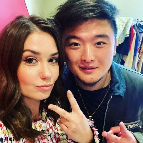 Агата Муцениеце и Анатолий Цой