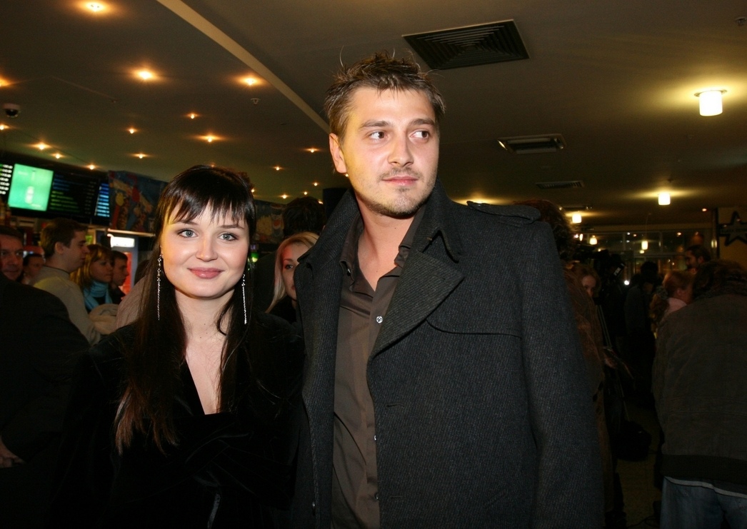 с первым мужем Петром Кисловым