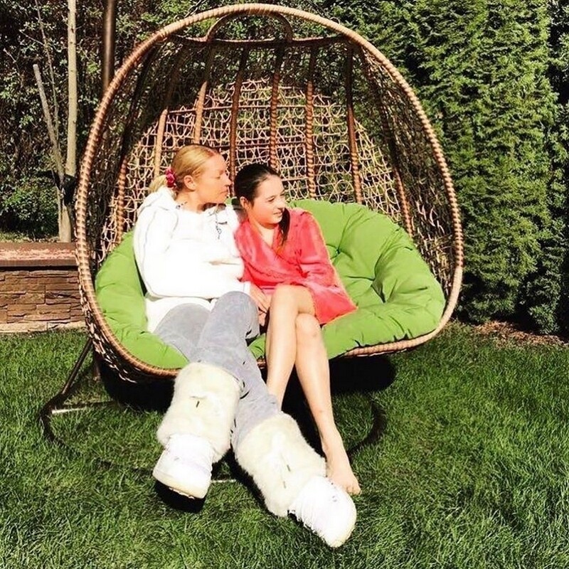 с дочерью Ариадной