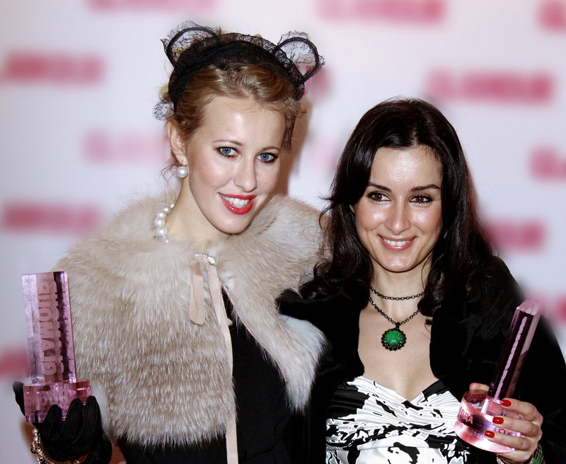 Ксения Собчак и Тина Канделаки