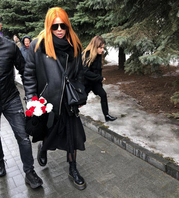 Прощание с Юлией Началовой. Анастасия Стоцкая