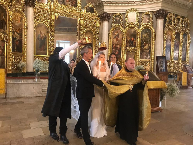 Венчание Ксении Собчак и Константина Богомолова