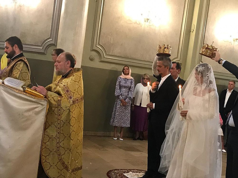 Венчание Ксении Собчак и Константина Богомолова