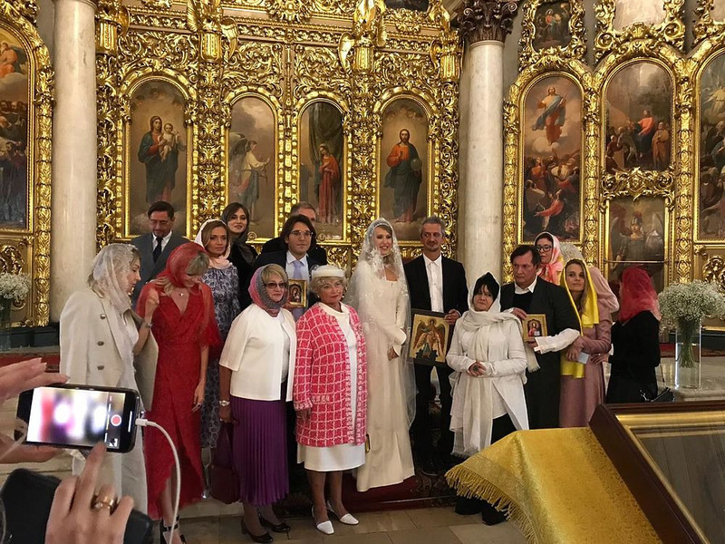 Венчание Ксении Собчак и Константина Богомолова