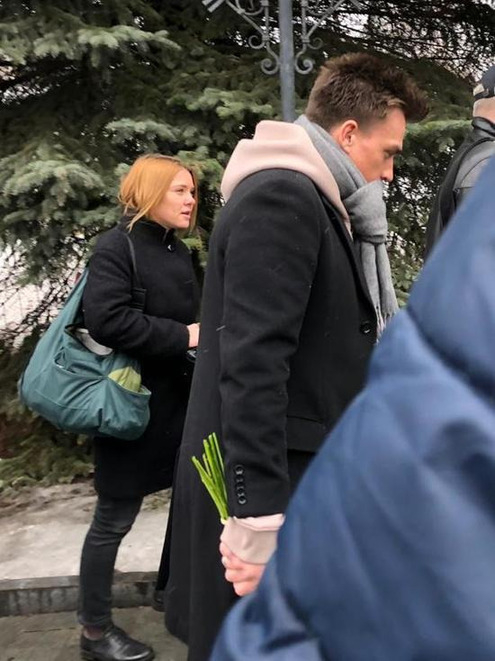 Прощание с Юлией Началовой. Влад Топалов