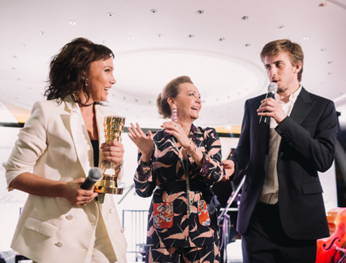 Дарья Екамасова, Александр Паль и Каролина Шойфеле