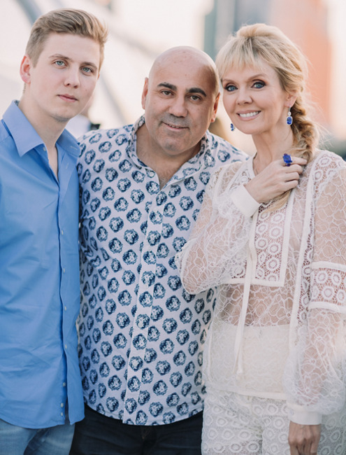 Иосиф Пригожин и Валерия с сыном