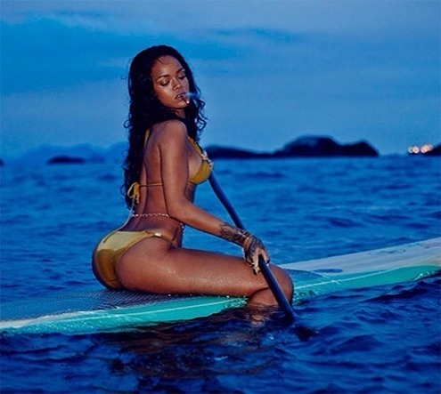 Рианна в Бразилии.