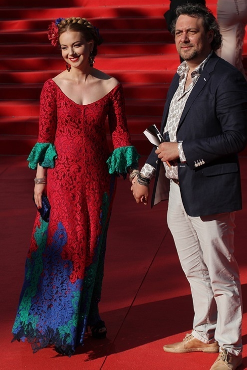 Ольга Будина с мужем