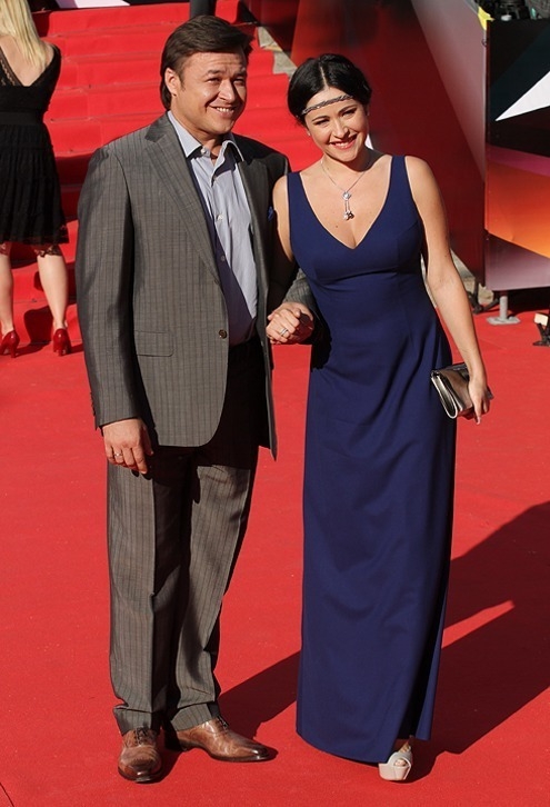 Любовь Тихомирова с мужем