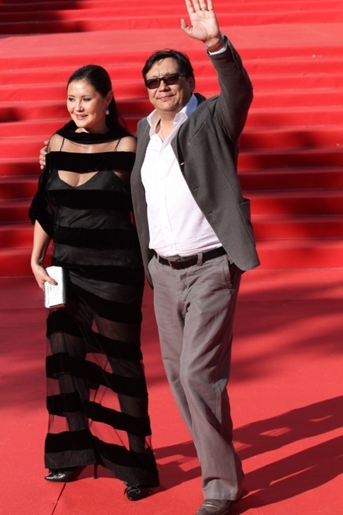 Егор Кончаловский с женой