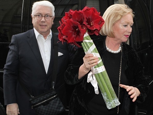 Владимир Винокур с женой