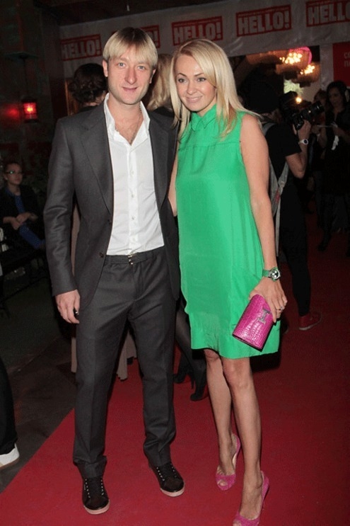 Евгений Плющенко и Яна Рудковская